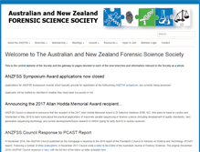 Tablet Screenshot of anzfss.org